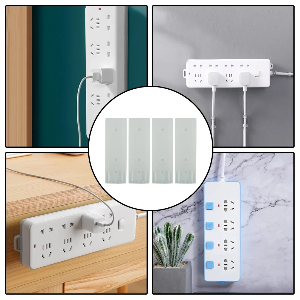 

Versatile Plastic And Laminate Base Wi-Fi Routes Wall Mount Wall Mount Holder 4 Pcs High Strength ABS Self-adhesive