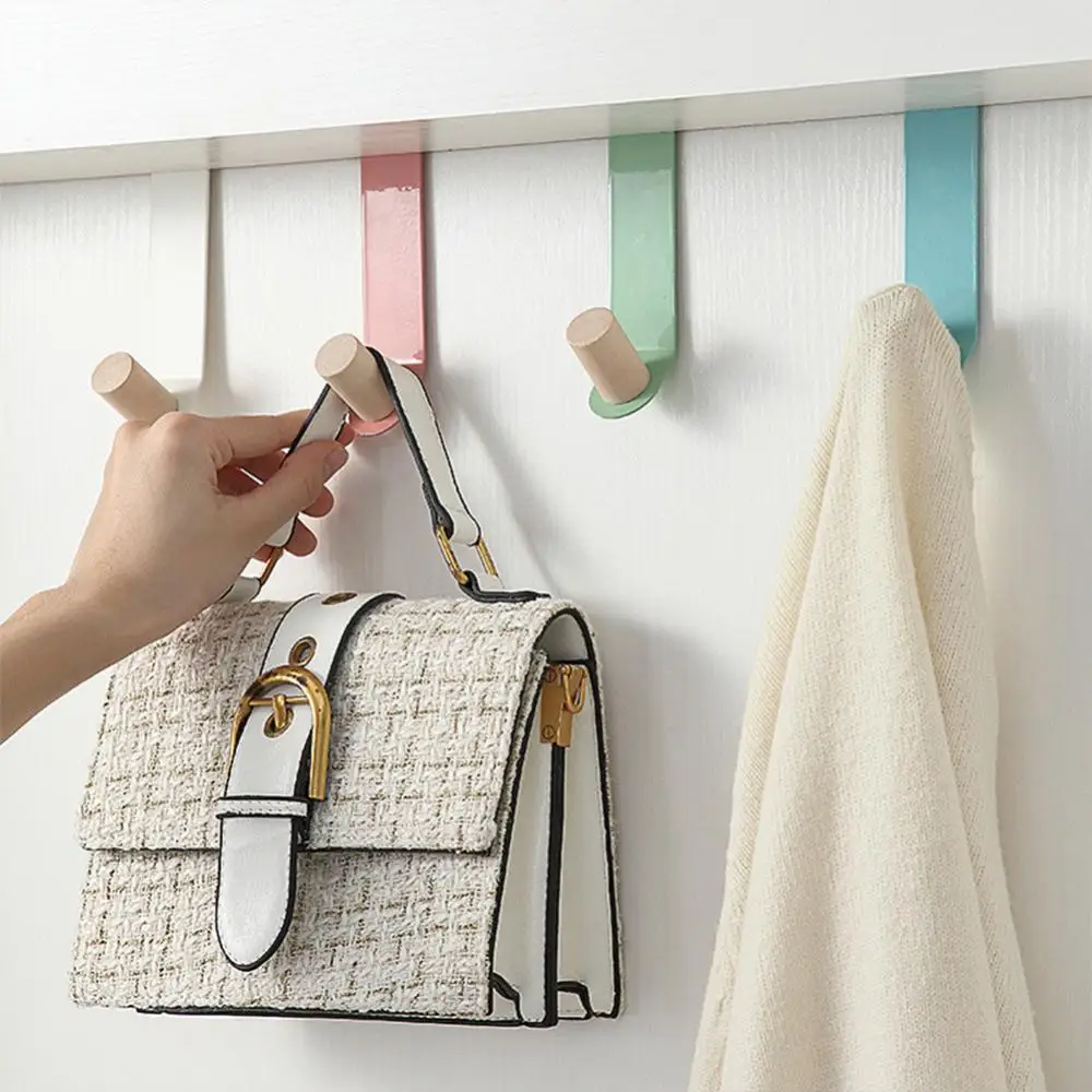 

Kitchen Cabinet Door Back Hook Towels Clothes Kitchen Bathroom Accesories Storage Hanger Hook Back Door Hanging Holder 1pcs