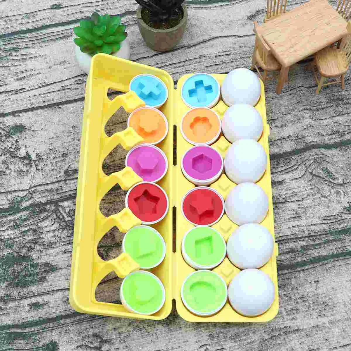 

12 Matching 12 Shapes Educational Puzzle Eggs Eggs Sorting Eggs for