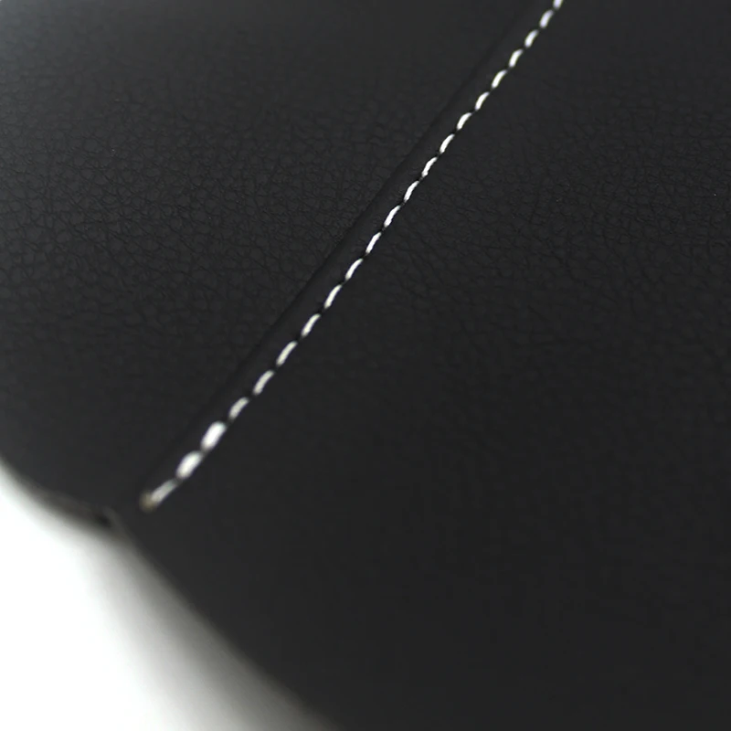 Для VW Tiguan 2017 2018 2019 4 шт. черный с 1 белой нитью из микрофибры кожаный внутренний