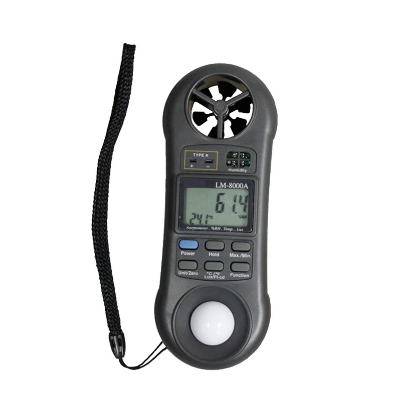 

Multi-Functions Anemometer / Illuminance Meter / Thermometer / Hygrometer