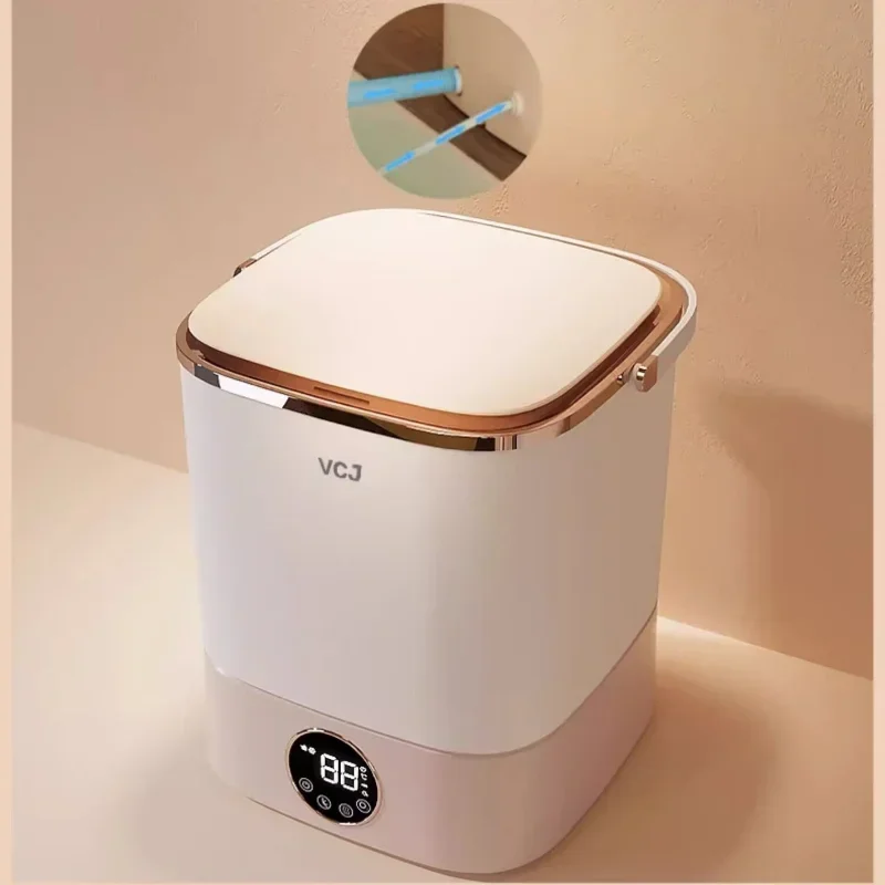 Портативная синяя стерилизационная стиральная машина 220 В для нижнего белья и