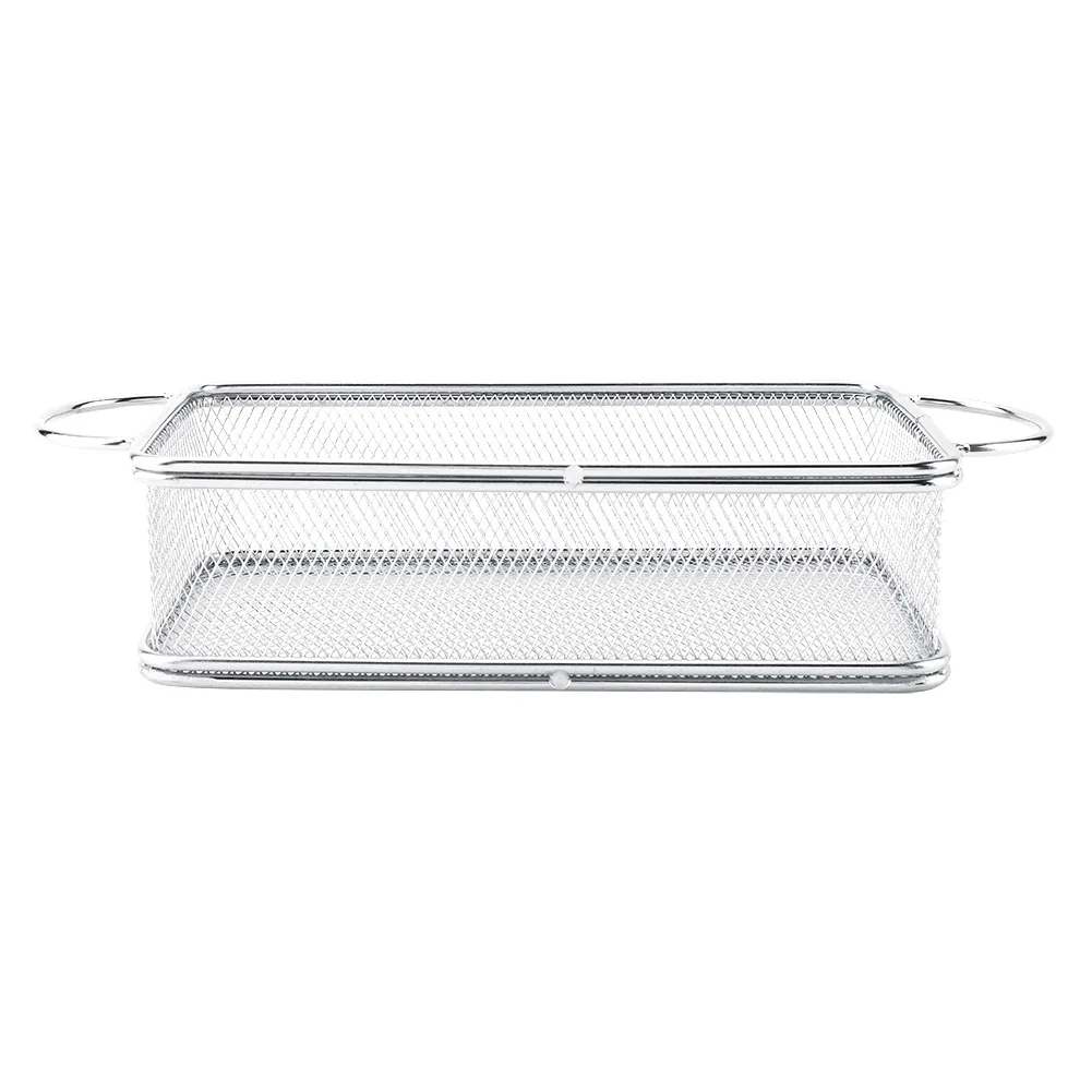 

Stainless Steel Fry Basket Multi-function Mesh Frying Basket(27*12*6cm)