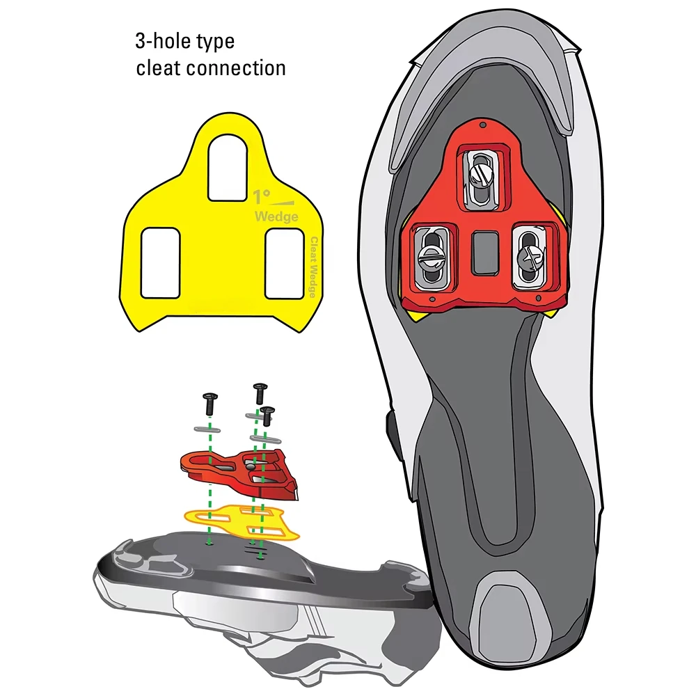 Велосипедные клинья для Shimano Road SPD-SL и MTB SPD ATAC SpeedPlay Crank Bros, шипы, 8 шт.упак., фитинг для велосипеда (art.: 3920d38bdee65) - 3920d38bdee65