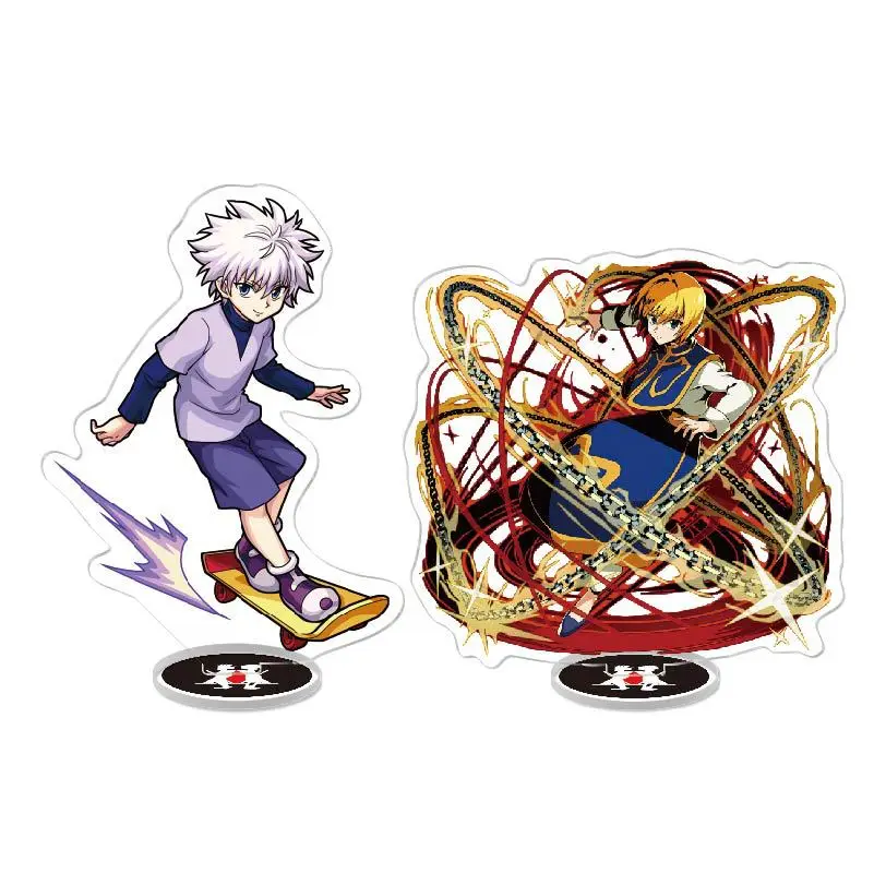 

Anime HUNTER×HUNTER Acrylic Desk Stands Gon Freecss Killua Zoldyck Leorio Action Figure Model Decoration Collectible Toy Gift
