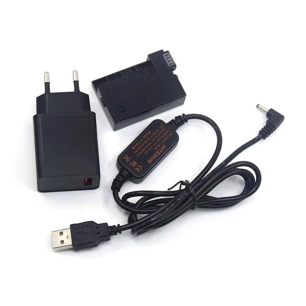 

USB-кабель и зарядное устройство QC3.0 с фоторазъемом для Canon EOS T2i T3i T4i T5i 550D 600D 650D 700D X4 X5 X6