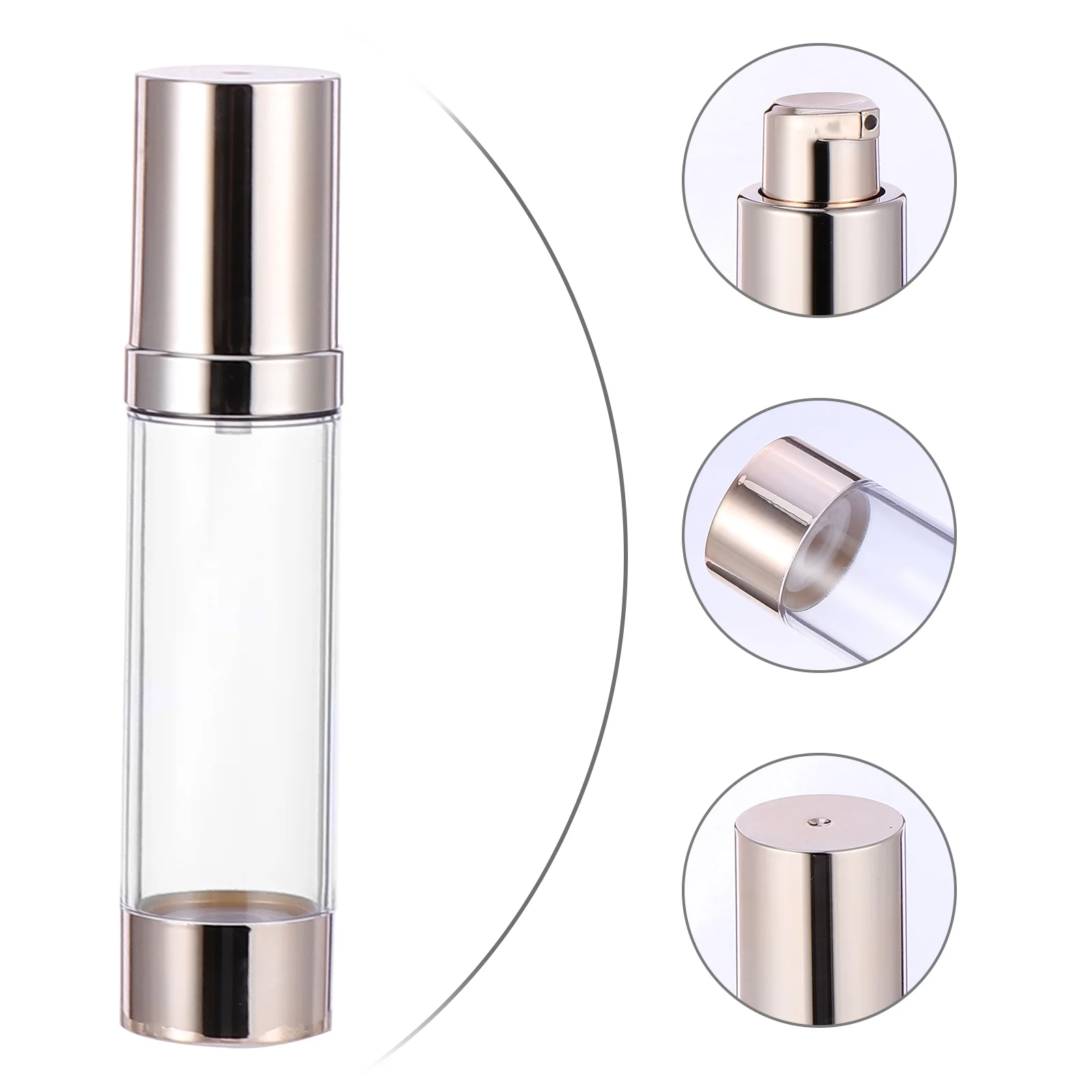 

Pump Soap Liquid Container Dispenser Lotion Travel Airless Empty Containers Skincare Makeup Shampoo Foam Storage Holder Vacuum