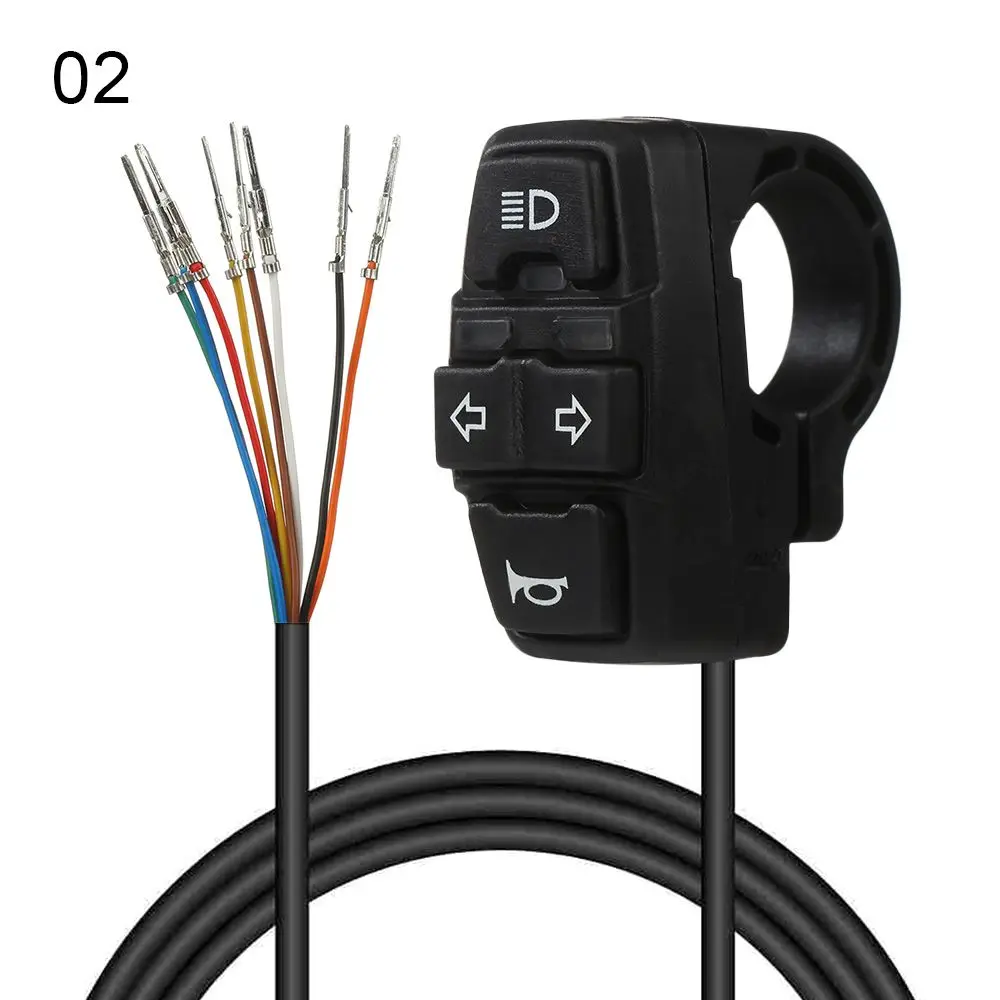 

Новый Регулируемый сигнал-переключатель, электрическая система, сигнал поворота, фара для электровелосипеда, черные детали, аксессуары для мотоциклов