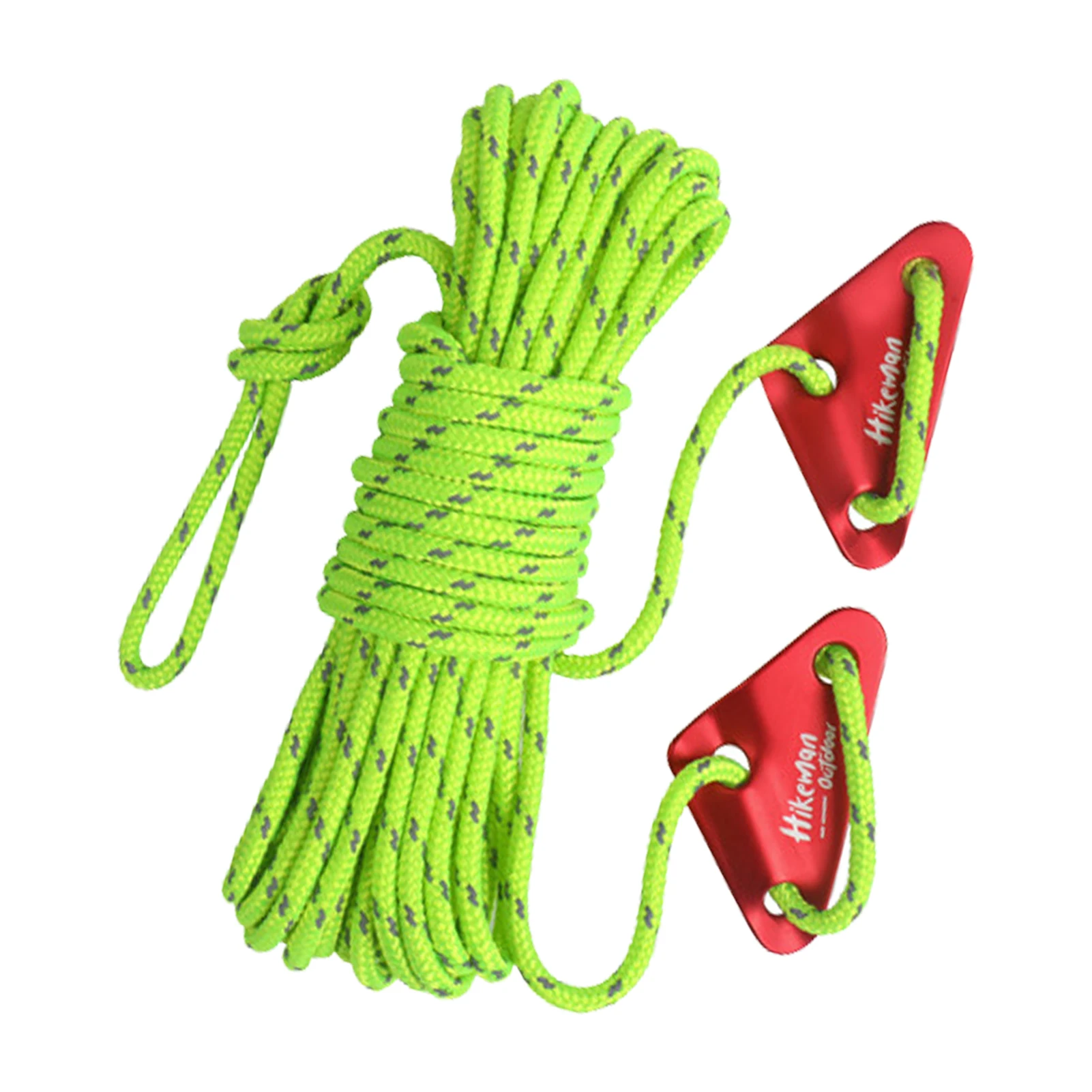 

Reflective Camping Rope Luminous Reflective Camping Tent Rope With Tensioners Outdoor Utility Rope Sturdy Tent Guylines Cords