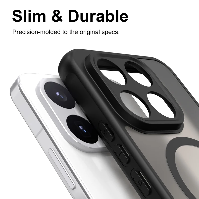 Фото Для Xiaomi 17T Pro 17T ELVEV: Магнитный полупрозрачный матовый чехол из твердого поликарбоната и ТПУ, водонепроницаемый защитный чехол для телефона №3