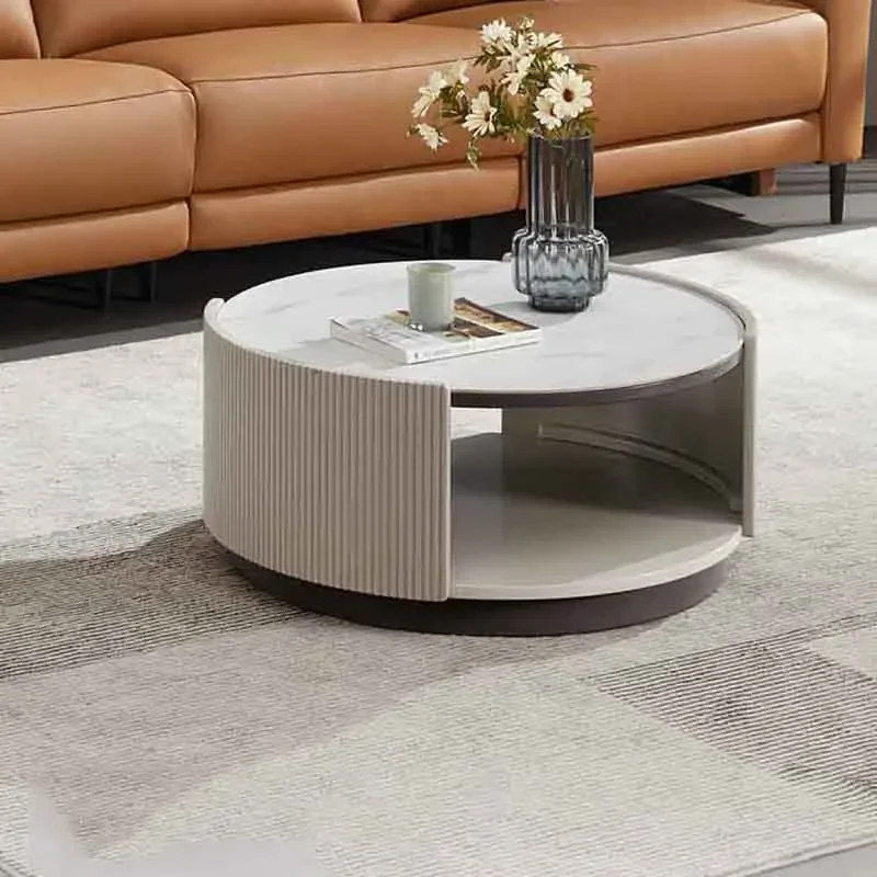

Simple Small Coffee Table Modern Office Round Luxury Italian Style Coffee Table Minimalist Muebles Para El Hogar Room Furniture
