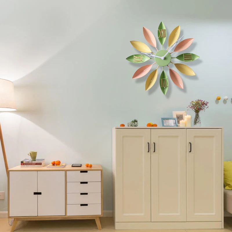 Электронные кухонные настенные часы современный дизайн тихие креативные