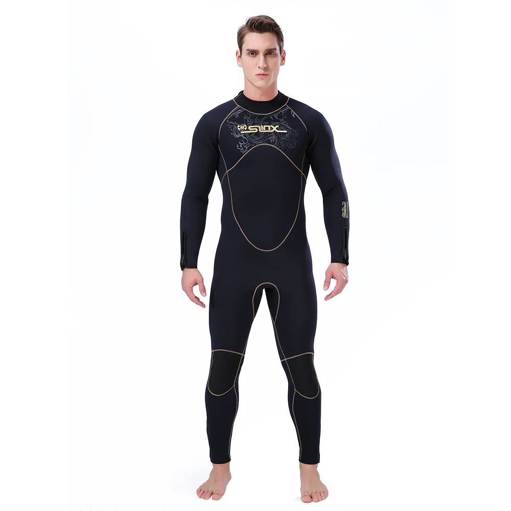 5mm Neoprene Wetsuit Full Body Snorkeling Surfing Swim Suit Keep Warm Sun Protection Men Diving Suit For Swimwear Wet Suit
