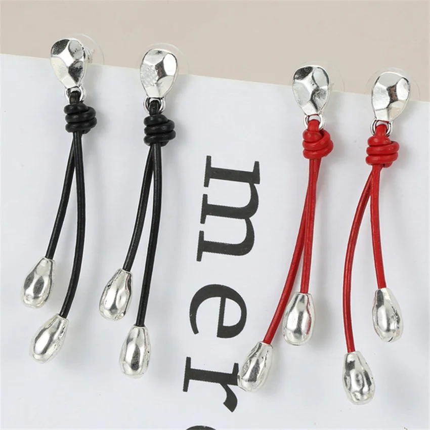 YS Fashion Jewelry New Ancient Silver Plated Alien Heart Women Drop Earring For Female Earring CharmFree Shipping