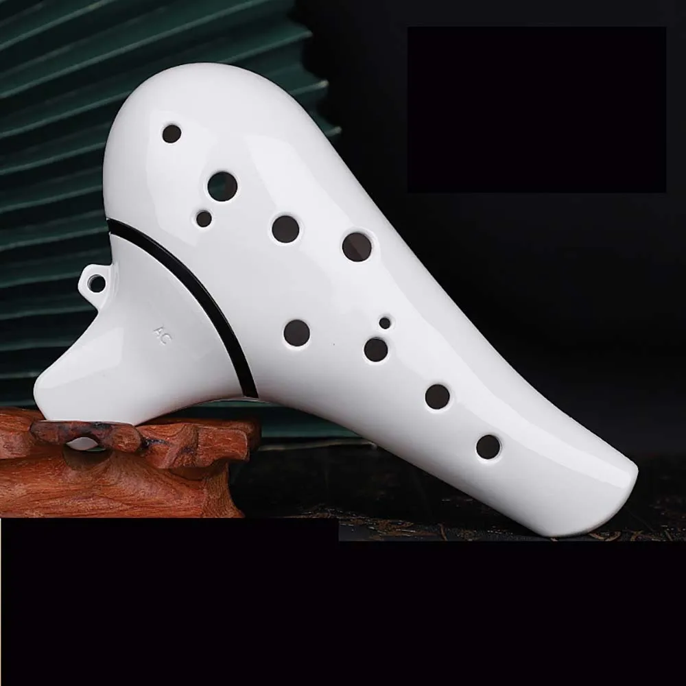 

12 Holes Ocarina Alto C Key Flute Ocarina Stage Audio 12 Holes ALTO AC Ocarina Folk Music Instrument fluta ocarina