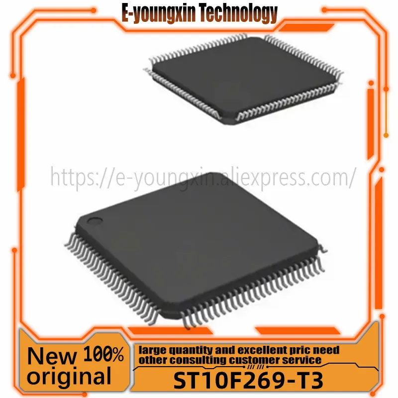 

1PCS/LOT 100% NEW ST10F269-T3 QFP-144 Electronic components
