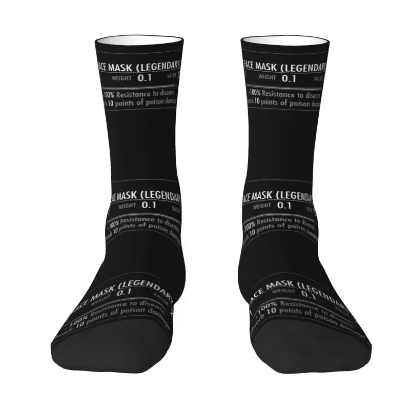 

Legendary Dress Socks for Men Women Warm Funny Novelty Skyrim Crew Socks
