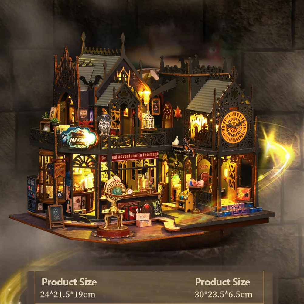 Миниатюрный комплект для дома со светодиодной подсветкой набор миниатюрного