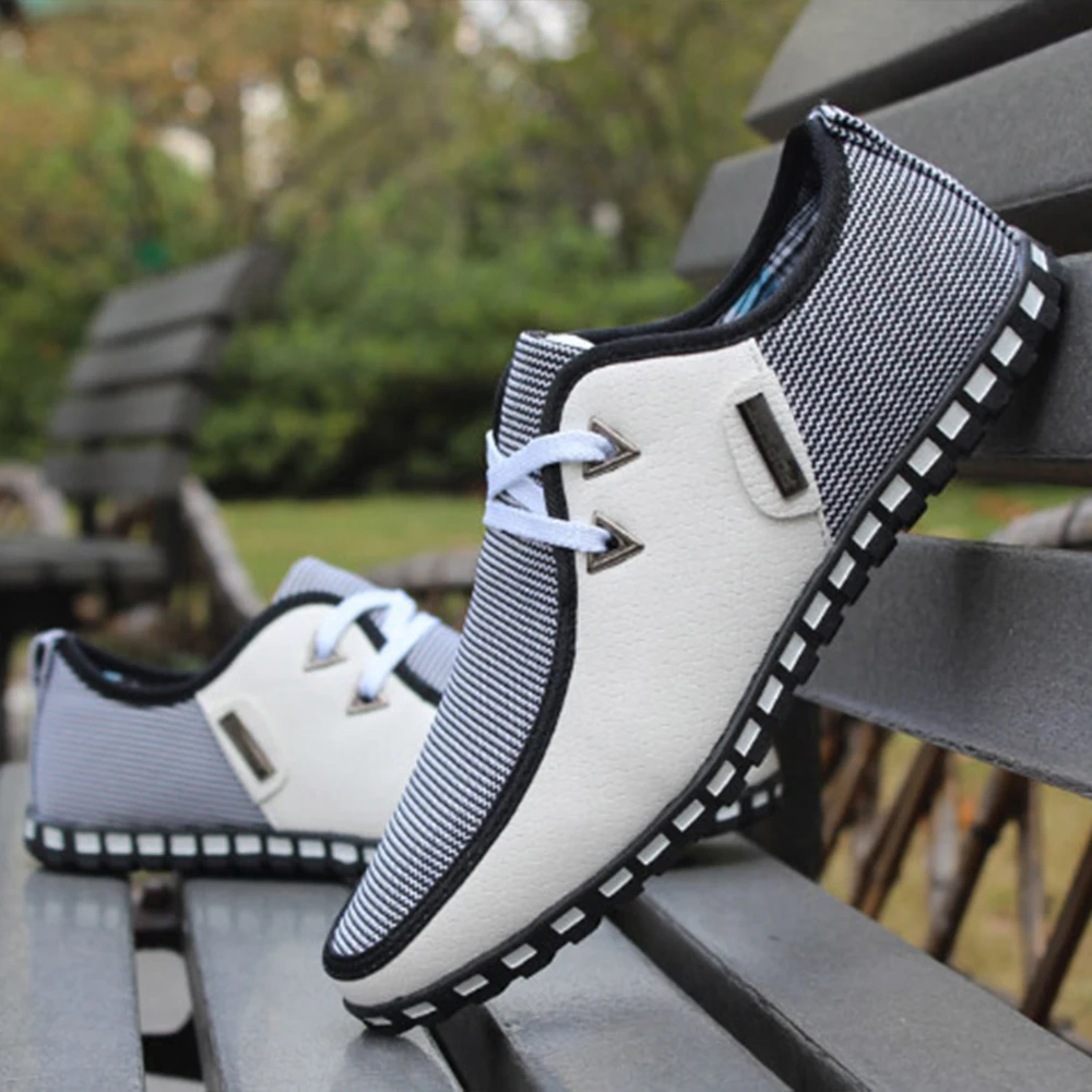 

Men's Business Casual Shoes 2022 Men's Fashion Flat Bottom Breathable Non-slip Sports Driving Shoes