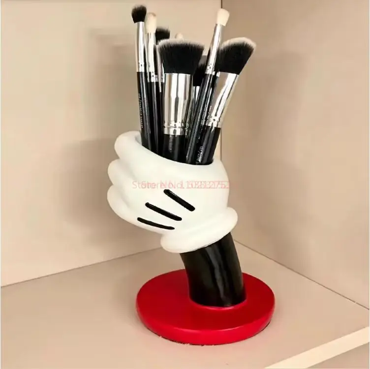 Disney Kawaii Mickey перчатка держатель для ручек аниме милый мультяшный карандаш