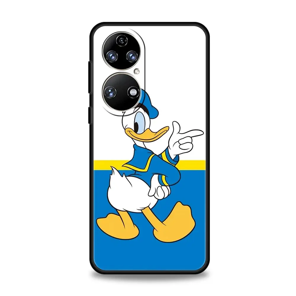 Чехол с Микки и Минни Дональд Дак для Huawei P30 Lite чехол телефона P50 Pro P20 P40 E P Smart Z 2021 Y6p