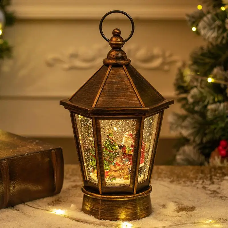 Вращающийся новогодний шар на батарейках