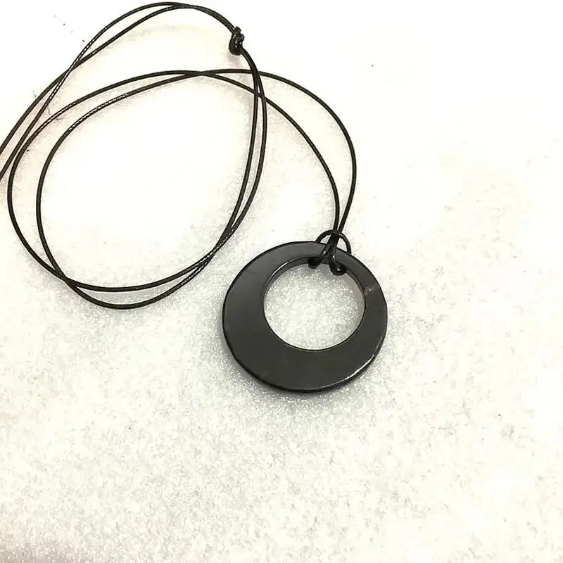 Оптовая продажа 1 шт. ожерелье с бусинами из российского шунгита исцеляющая