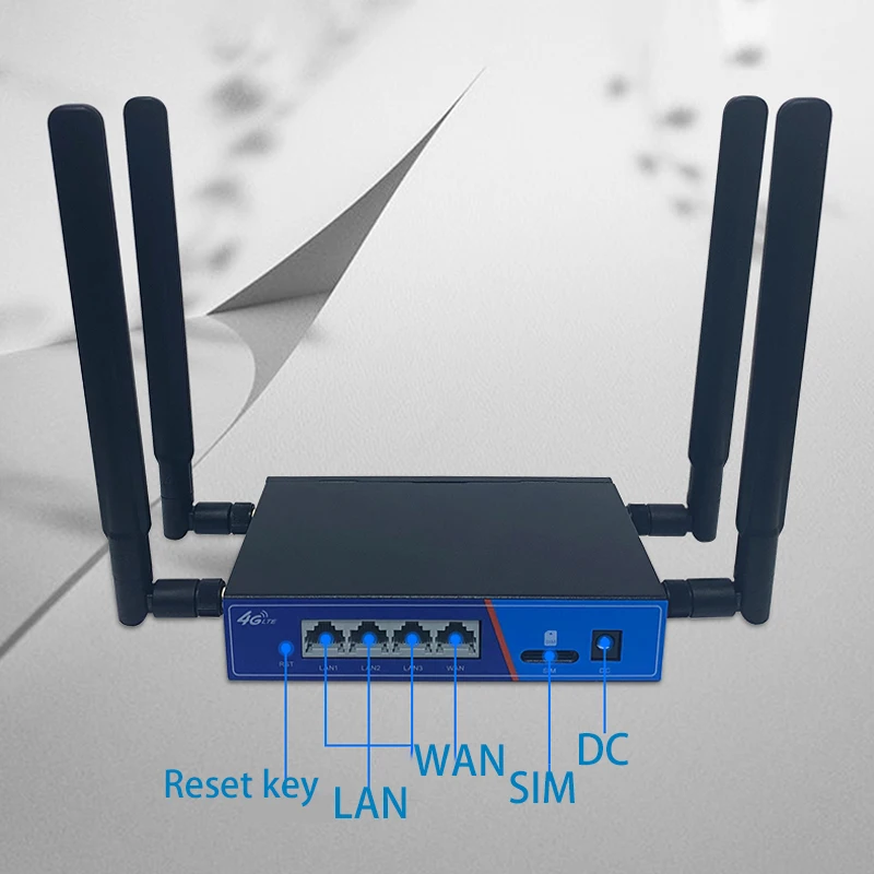 HUASIFEI WS281 Openwrt 300Mbps беспроводной 4G Роутер 2 Wifi чип MT7628 со слотом для SIM-карты 4 антенны