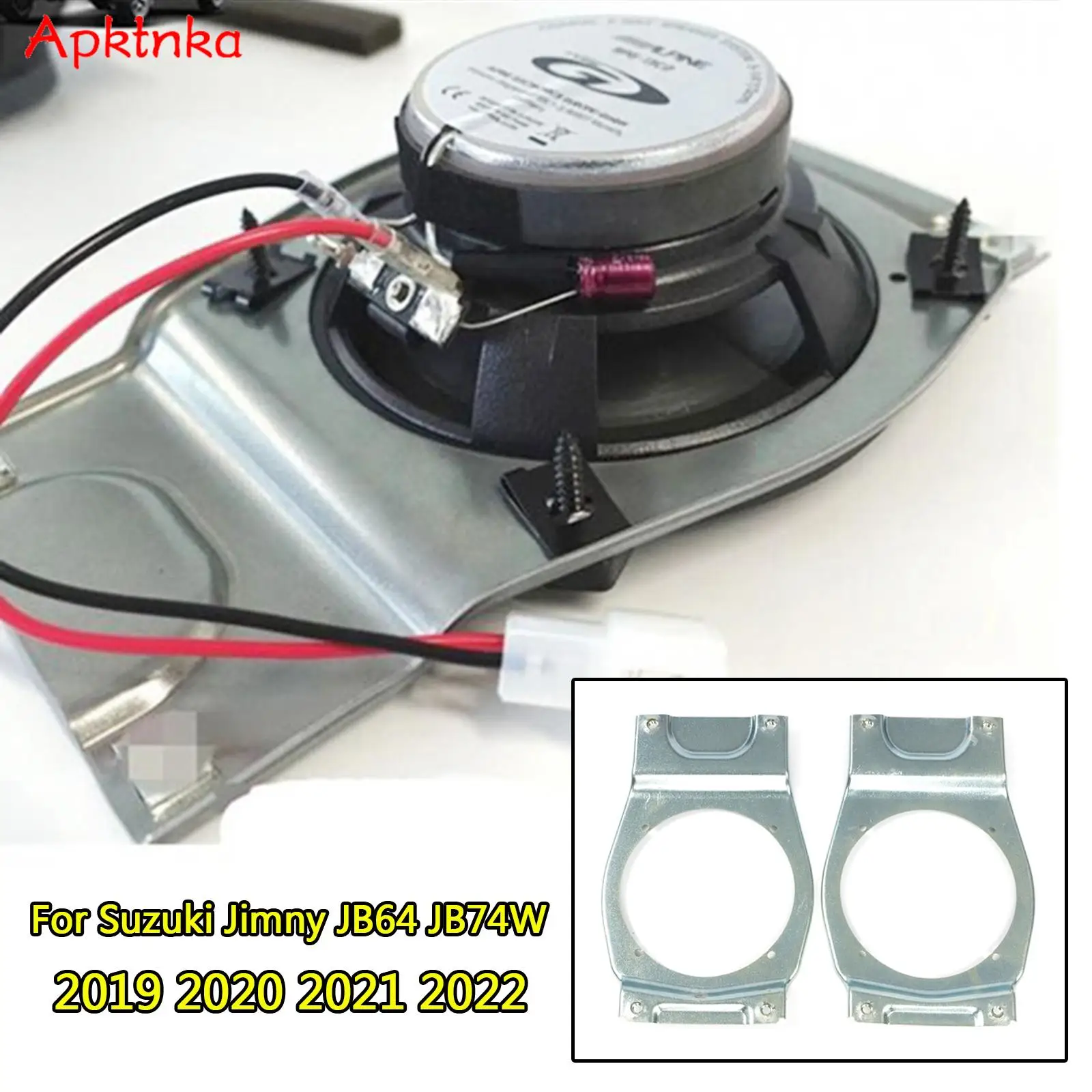 

Car Accessories Horn Bracket Rear 5 Inch Speaker Bracket Kit Parts 99197-77R10 for Suzuki Jimny JB64 JB74W 2019 2020 2021 2022