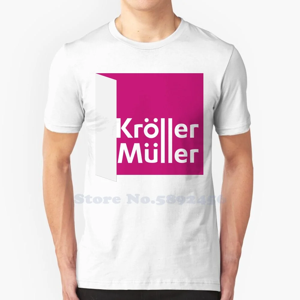 

Kroller-Muller логотип музея бренда высококачественные футболки 2023 модная футболка Новая графическая футболка