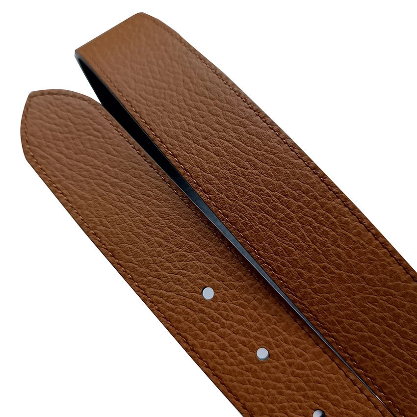Double-sided leather without scalp, male leather without head and buckle, H belt with pure belt, cow leather without buckle,3.4
