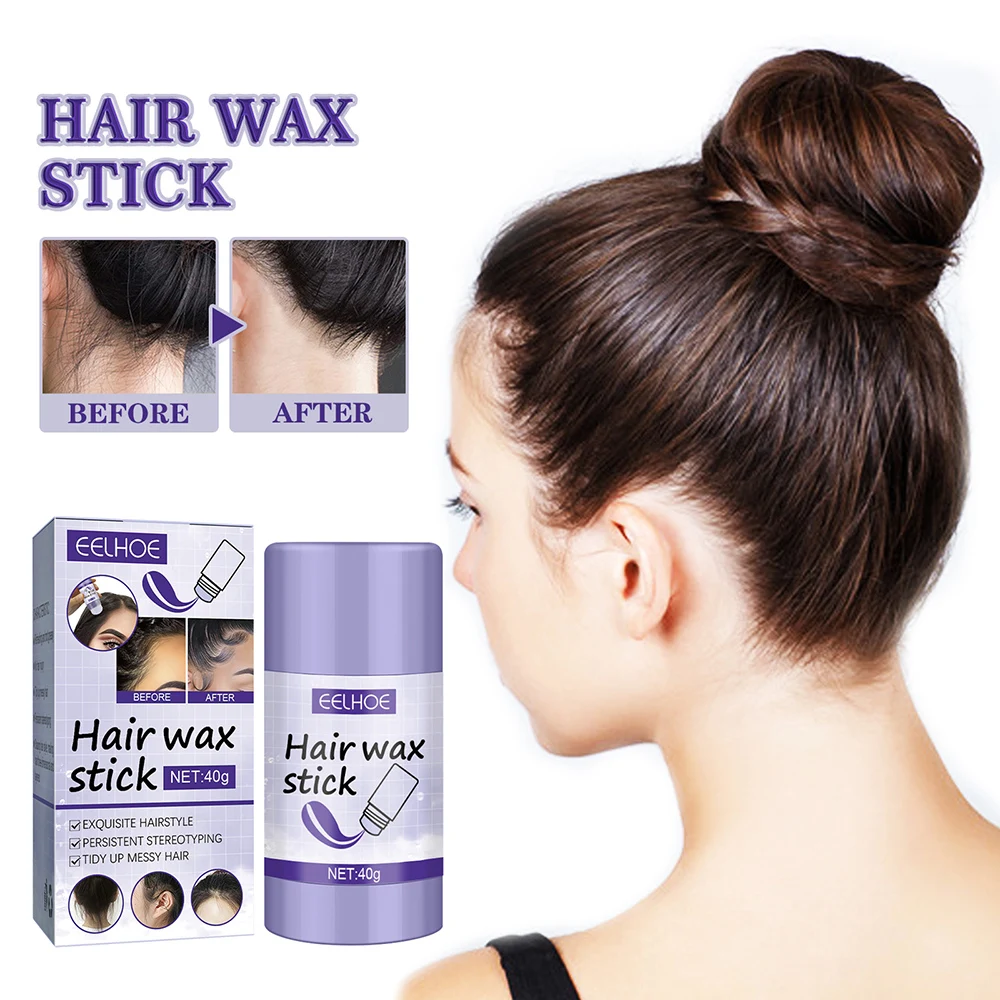 

40g Professional Hair Styling Stick Hair Wax Finishing Cream Not Greasy Rapid Short Body Creams Broken Hair Styling Cream