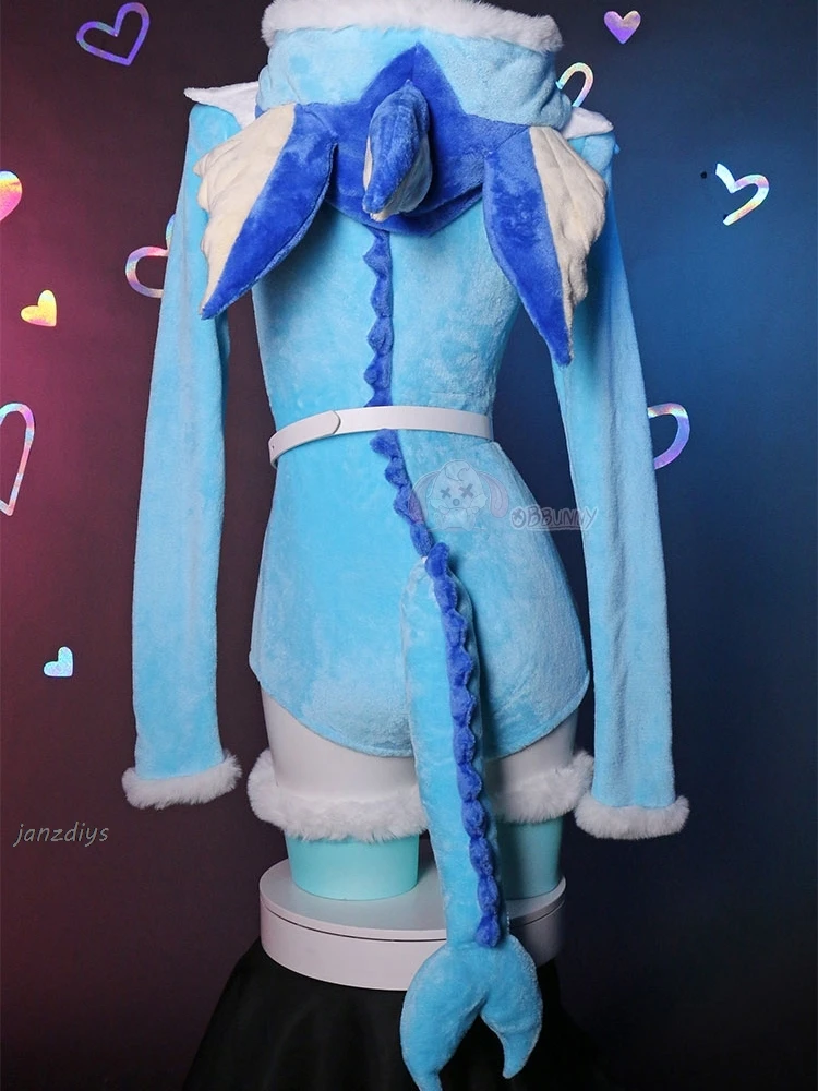Костюм для косплея из аниме Vaporeon женские пикантные фланелевые гольфы костюм