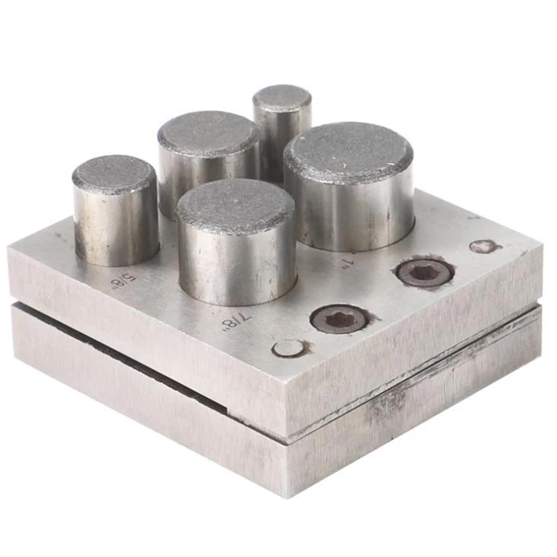 

Jewelers Disc Cutter Punch Set 7/5 holes Metal Circle round mold Cutting Punching jewelry Tools