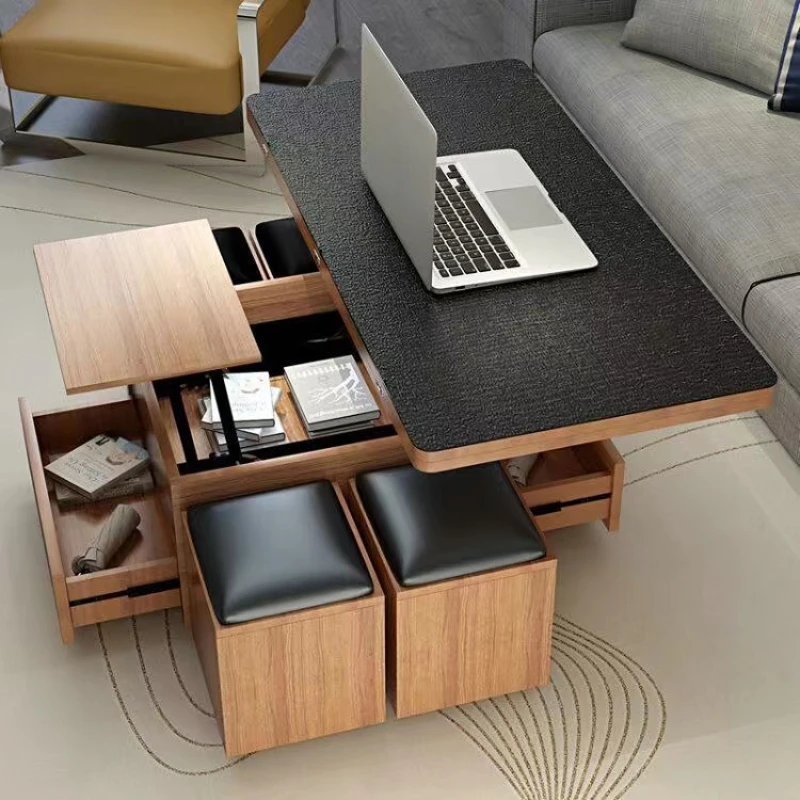 

2 in 1 convertible coffee table to dining table transformer table