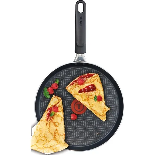 

Tefal Titanium Elegance 25 cm Thermo-Spot Technology Non-Stick Pancake Pan Black Meat-Fish-Dough Pan, cookware kitchen supplies