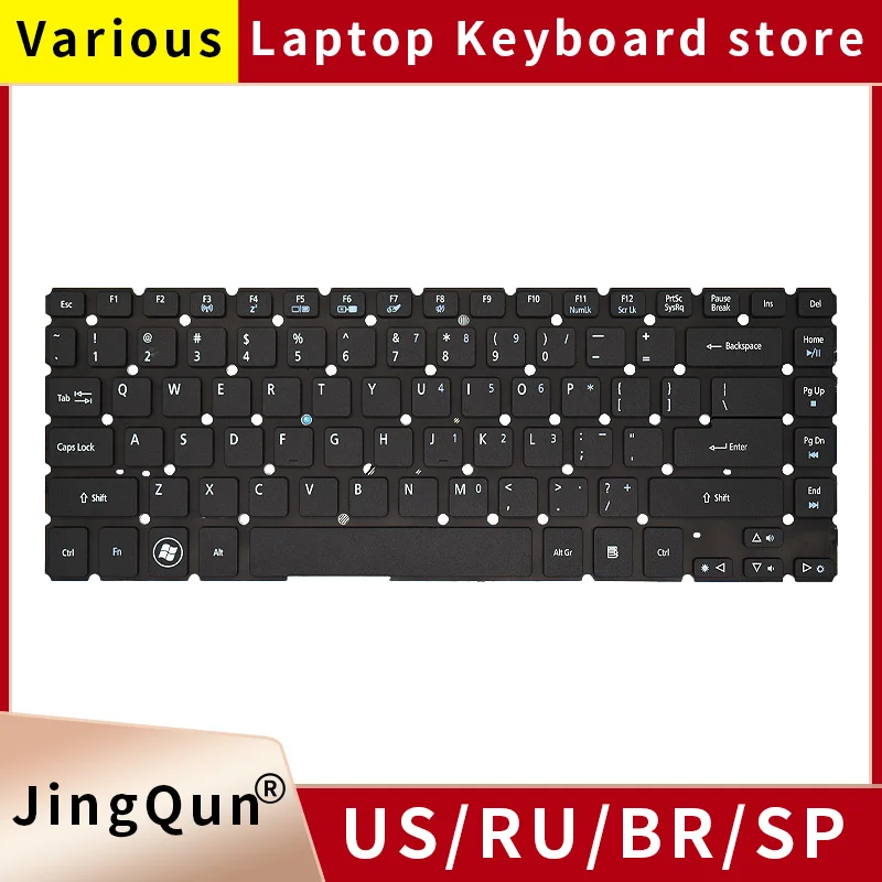 Фото Клавиатура US для Acer Aspire V5-431 V5-431G V5-431P V5-431PG MP-11F73U4-4424 MS2360 V5-471 V5-471G V5-471P V5-471PG №1