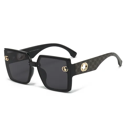 Лидер продаж, модные брендовые роскошные женские солнцезащитные очки, большие квадратные дизайнерские женские очки, Гламурные модные очки, UV400