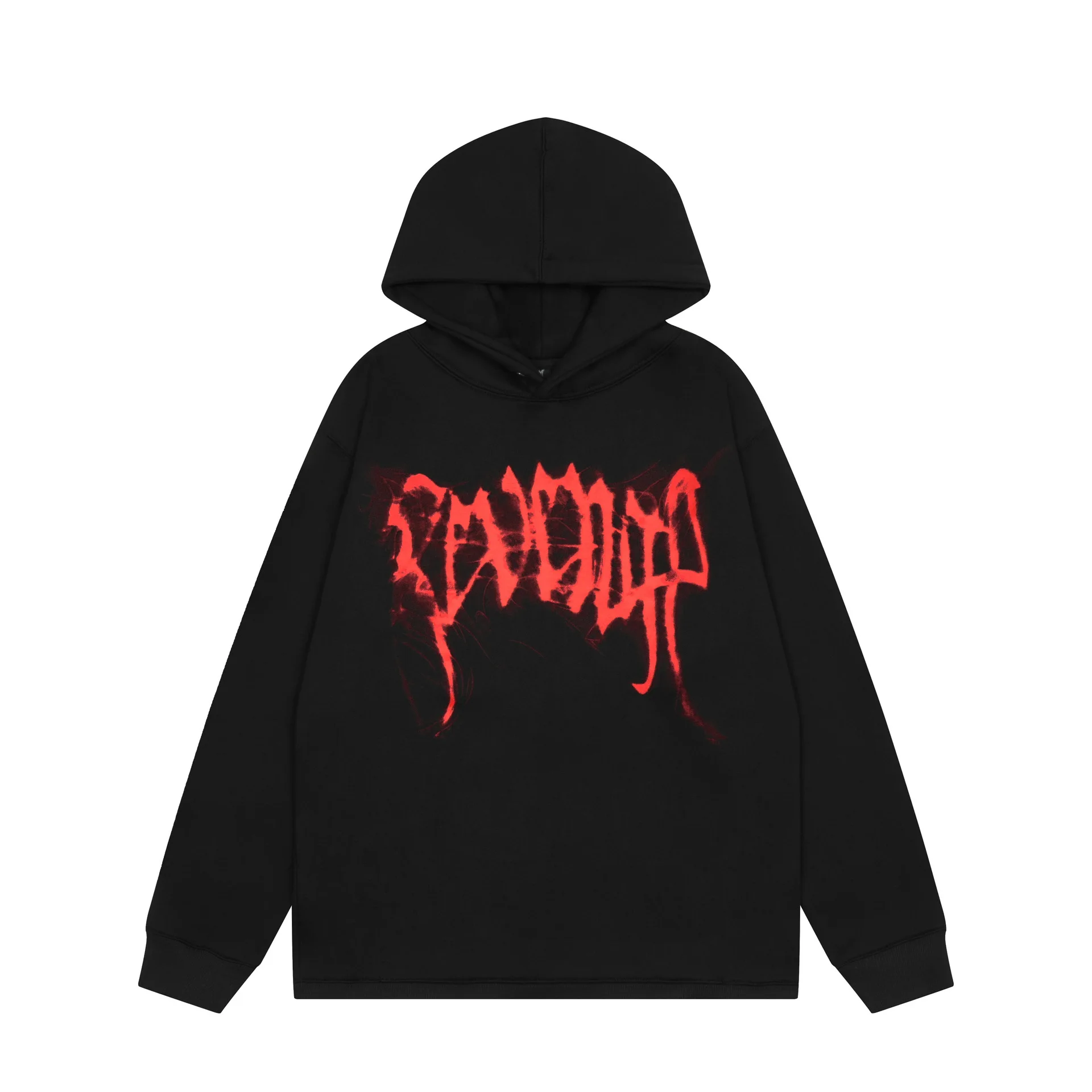 

Новинка 2022 роскошный пуловер месть красный Мираж с черепом толстовки с капюшоном бархатные хлопковые уличные толстовки с флисовой подкладкой #16