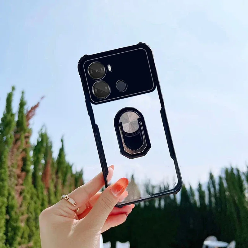 Аксессуары для ITEL P40 акриловый противоударный чехол с четырьмя углами защиты