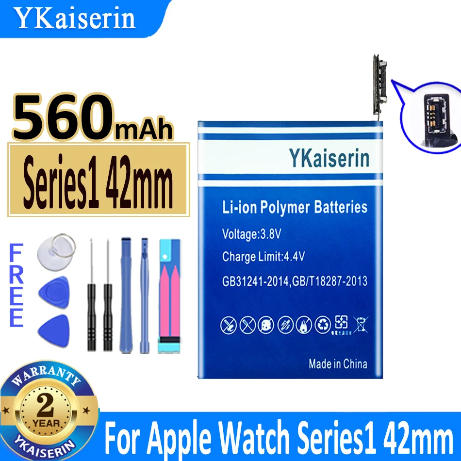 

YKaiserin Battery Series1 Series2 Series3 38mm 42mm for Apple Watch iWatch Series 1 2 3 S1 S2 S3 38mm 42mm GPS LTE Bateria