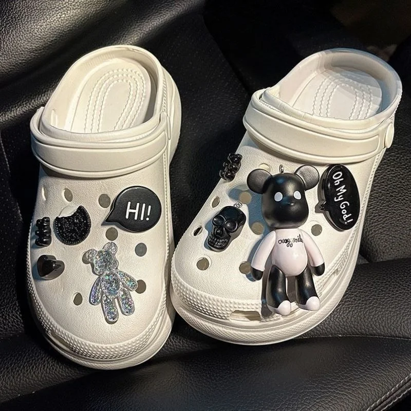 Cartoon Metal Croc Charms Designer DIY 3D Anime Accessories Shoes Decaration for Croc Jeans Badges Clogs Gifts Wholesale