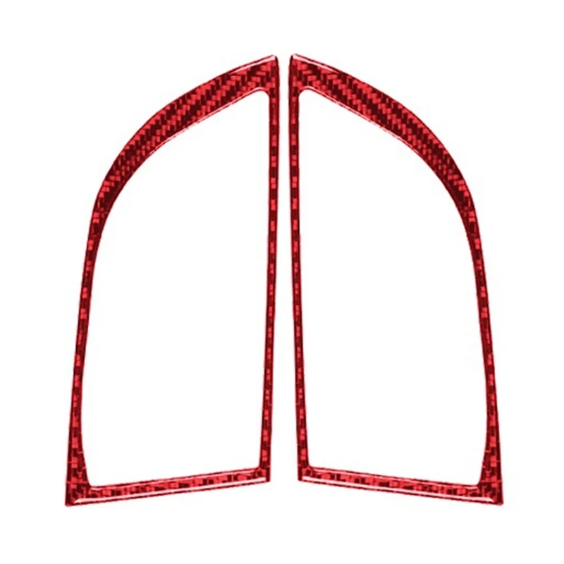 

Car Front Fog Light Lamp Foglight Cover Trims Carbon Fiber Red Trim For Toyota Land Cruiser Prado 2010-2018