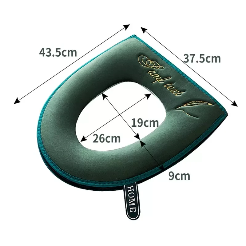 

Soft Warmer Toilet Seat Cover Cushion Washable O-Type General Closestool Lid Case Bathroom Decor Accessories Spring Winter