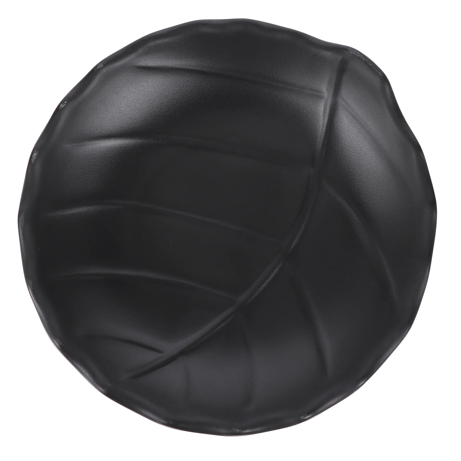 

1pc Creative Food Serving Plate Pastry Tray Snack Dish Tableware (Black)