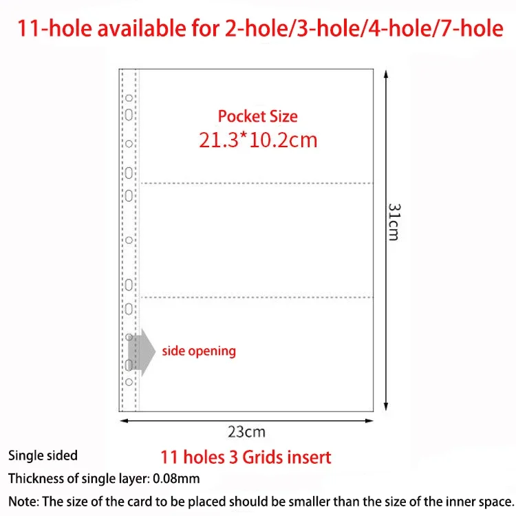

Книга-органайзер для банкнот PP 10 листов