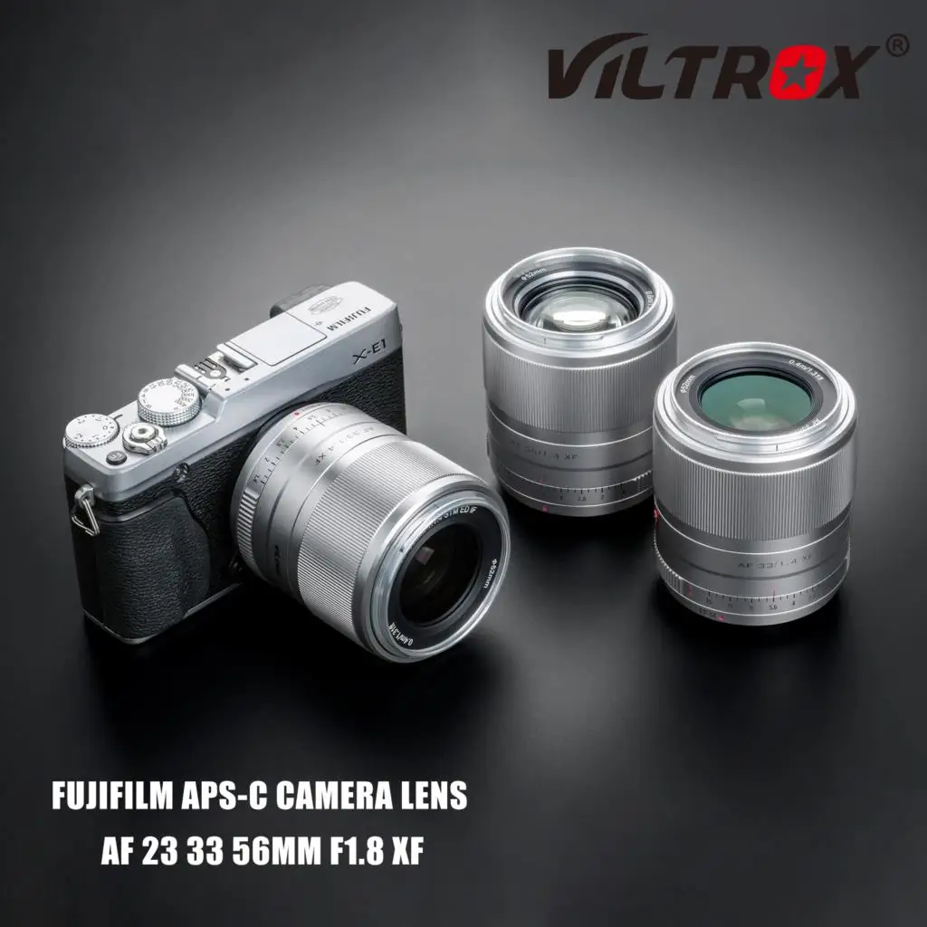 

Viltrox 23mm 33mm 56mm F1.4 XF Lens Auto Focus Large Aperture Portrait Lenses for Fujifilm Fuji X Mount Camera Lens X-T4 X-T30