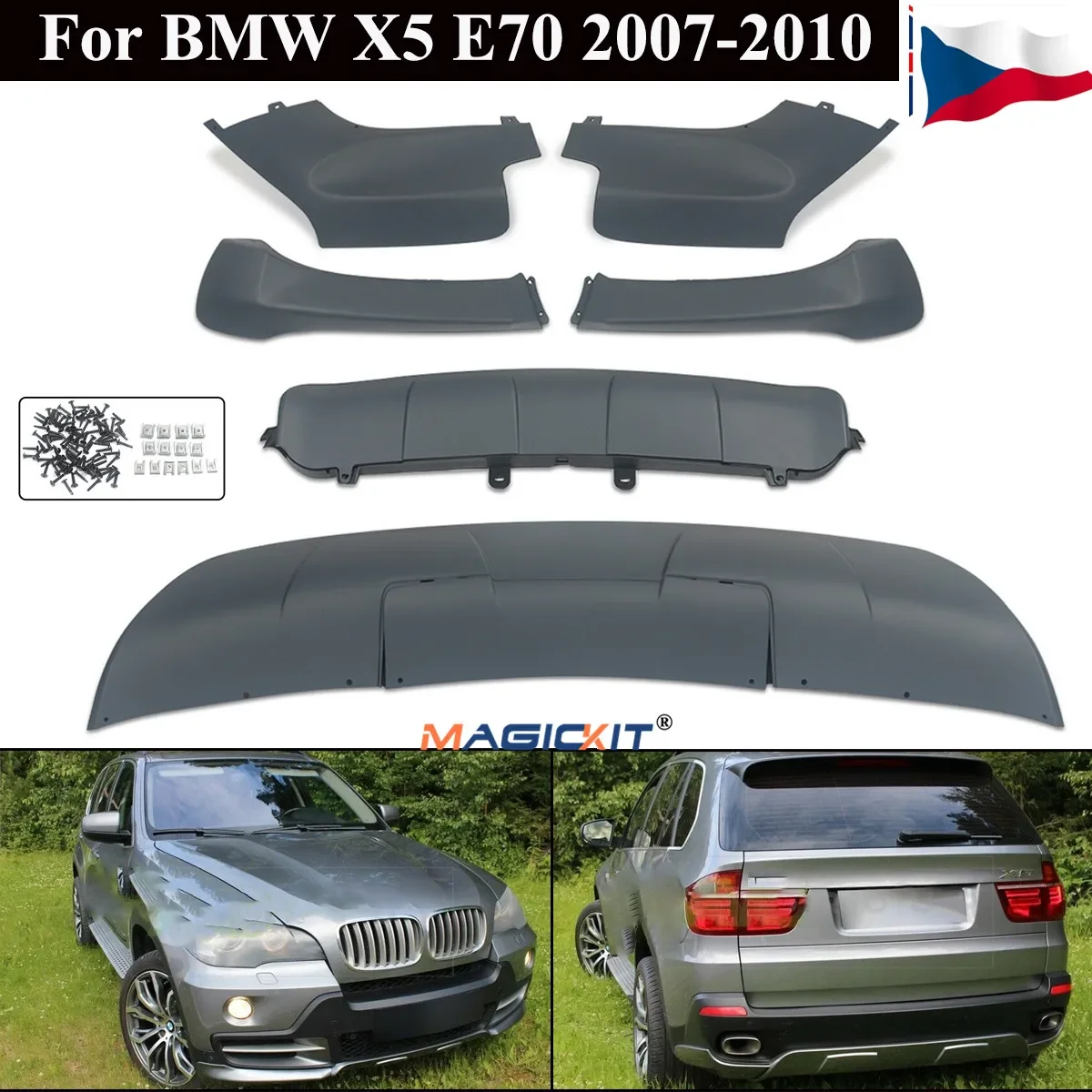 MagicKit спорт-производительность аэродинамический Боди Комплект бампер для BMW X5 E70