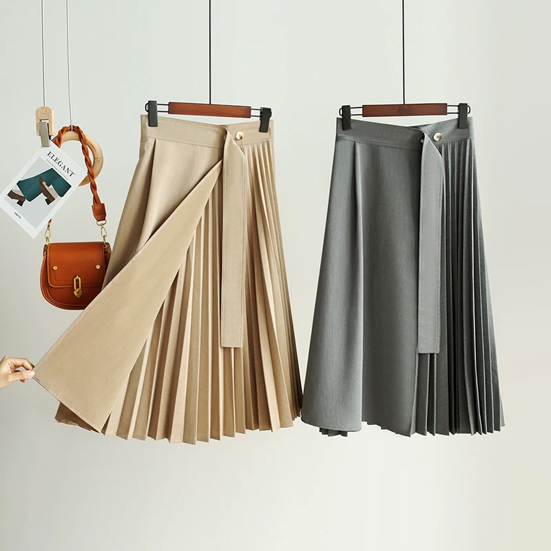 

2022 женские Пикантные мини-юбки с высокой талией, винтажная однотонная плиссированная юбка, корейские теннисные юбки