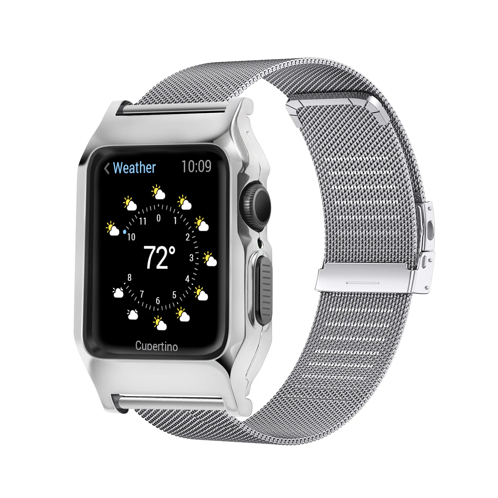 

Чехол для Apple Watch Band 44 мм 40 мм, металлический защитный чехол + ремешок для iwatch Series 6 SE 5 4 44 мм 40 мм, аксессуары